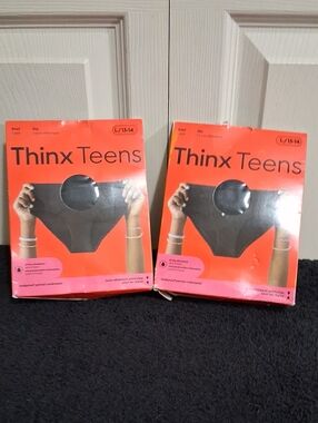Thinx Teens Leakproof Period Underwear - Black - Set Of 2